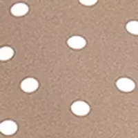 Women's Dot Short Sleeve Tie Front Blouse