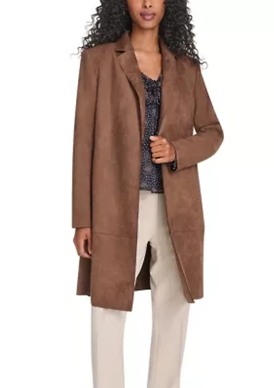 Women's Scuba Suede Topper