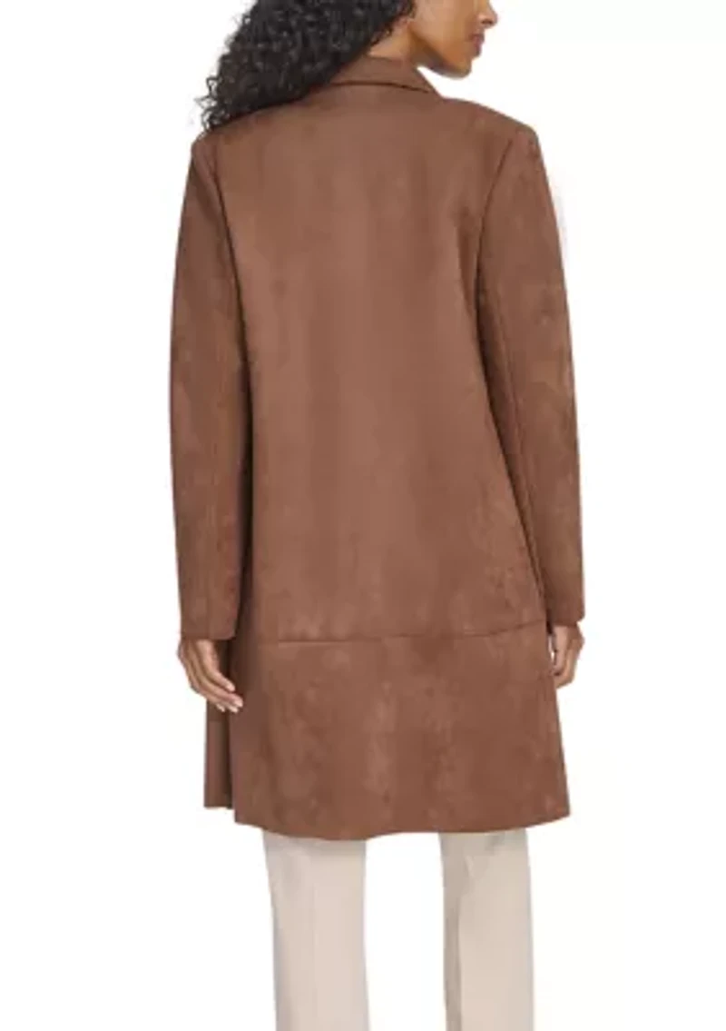 Women's Scuba Suede Topper