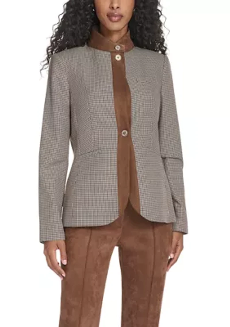 Women's Houndstooth Riding Jacket