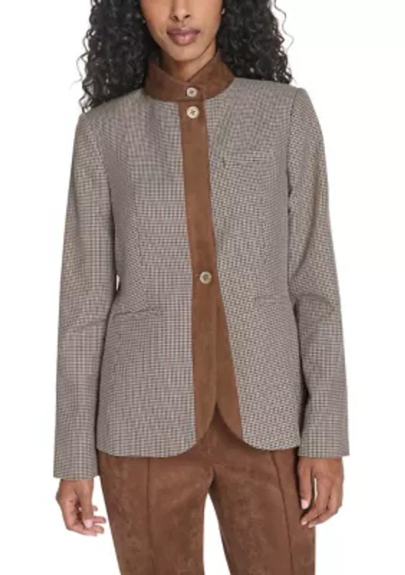 Women's Houndstooth Riding Jacket