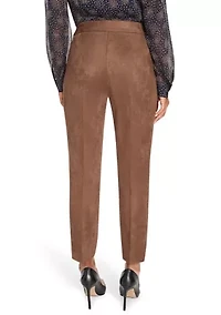 Women's Scuba Suede Ankle Pants