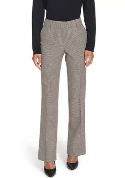 Women's Houndstooth Bootcut Trousers
