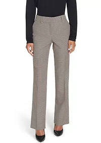 Women's Houndstooth Bootcut Trousers