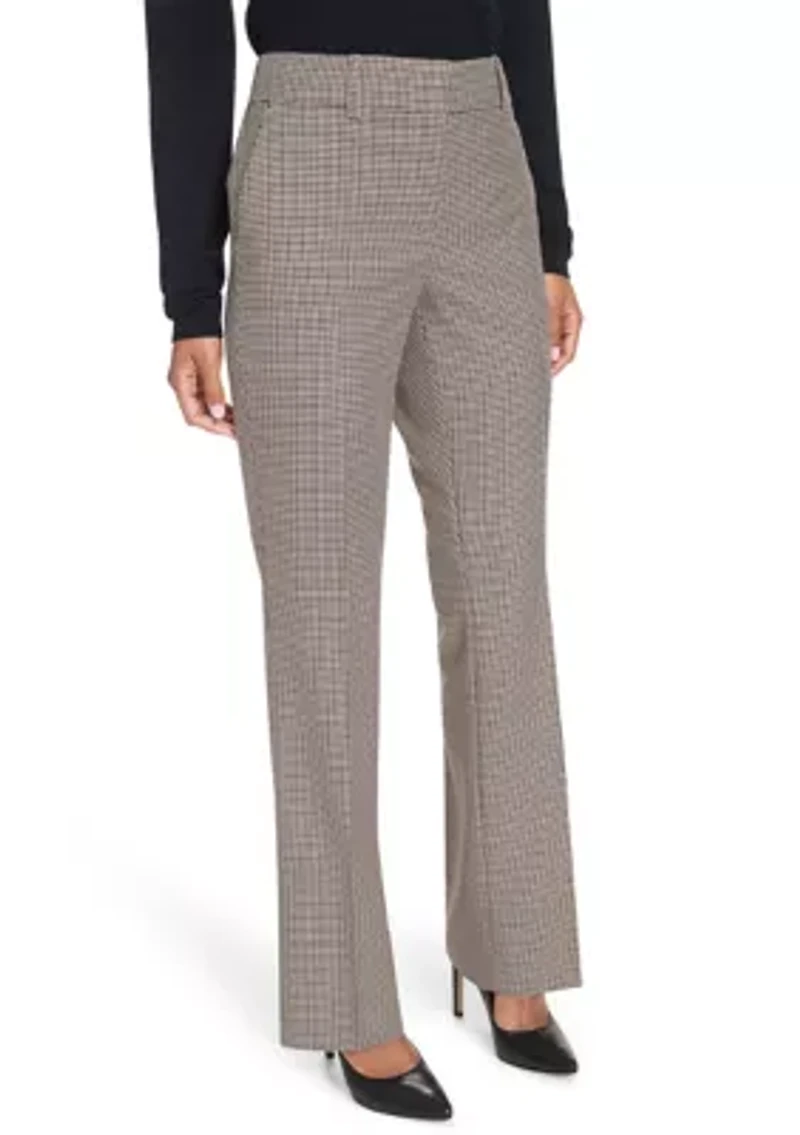Women's Houndstooth Bootcut Trousers
