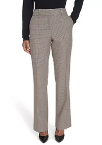 Women's Houndstooth Bootcut Trousers