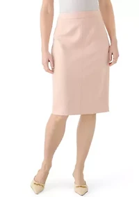 Women's Vegan Suede Pencil Skirt