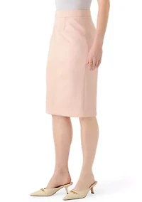 Women's Vegan Suede Pencil Skirt