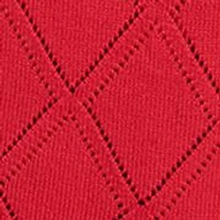 Women's Short Sleeve Pointelle Polo Sweater