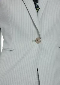 Women's Slim Fit Tonal Stripe Blazer