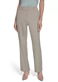 Women's Plaid Bootcut Trousers