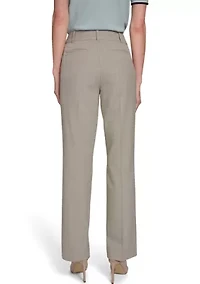 Women's Plaid Bootcut Trousers