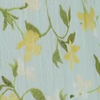 Women's Floral Vine Pintuck Blouse