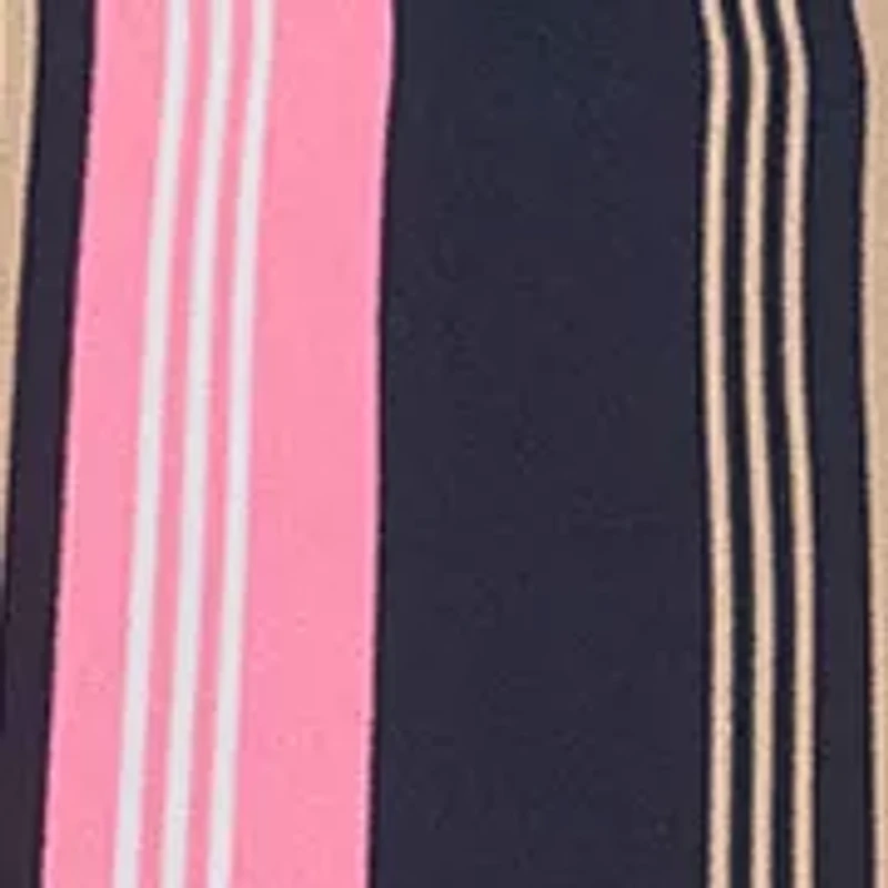 Women's Striped Long Sleeve Popover Shirt