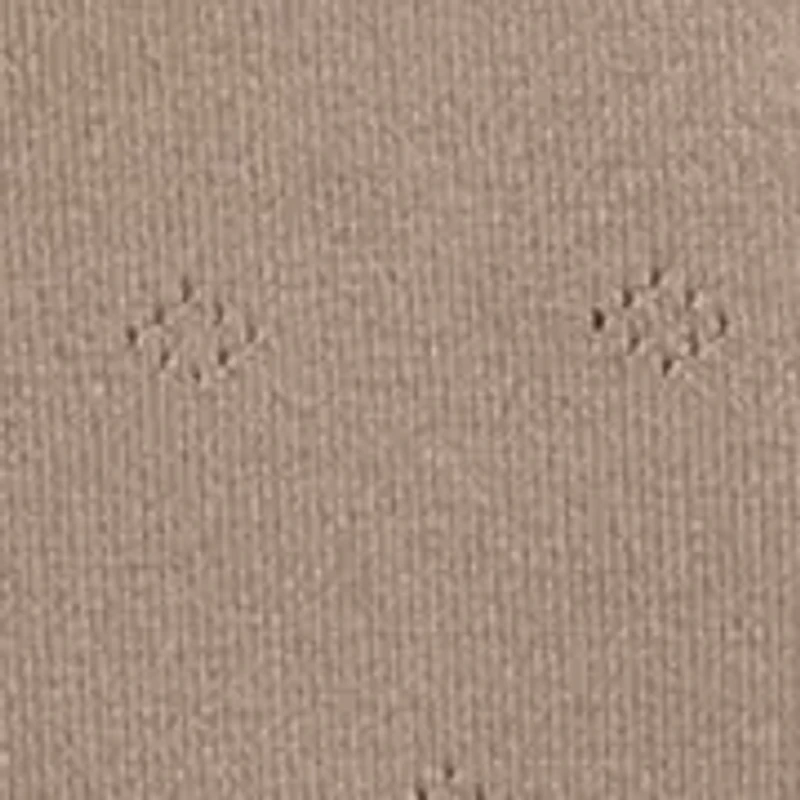 Women's Short Sleeve Pointelle Sweater