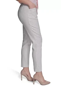 Women's Slim Fit Pinstripe Pants