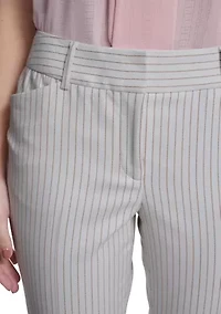 Women's Slim Fit Pinstripe Pants