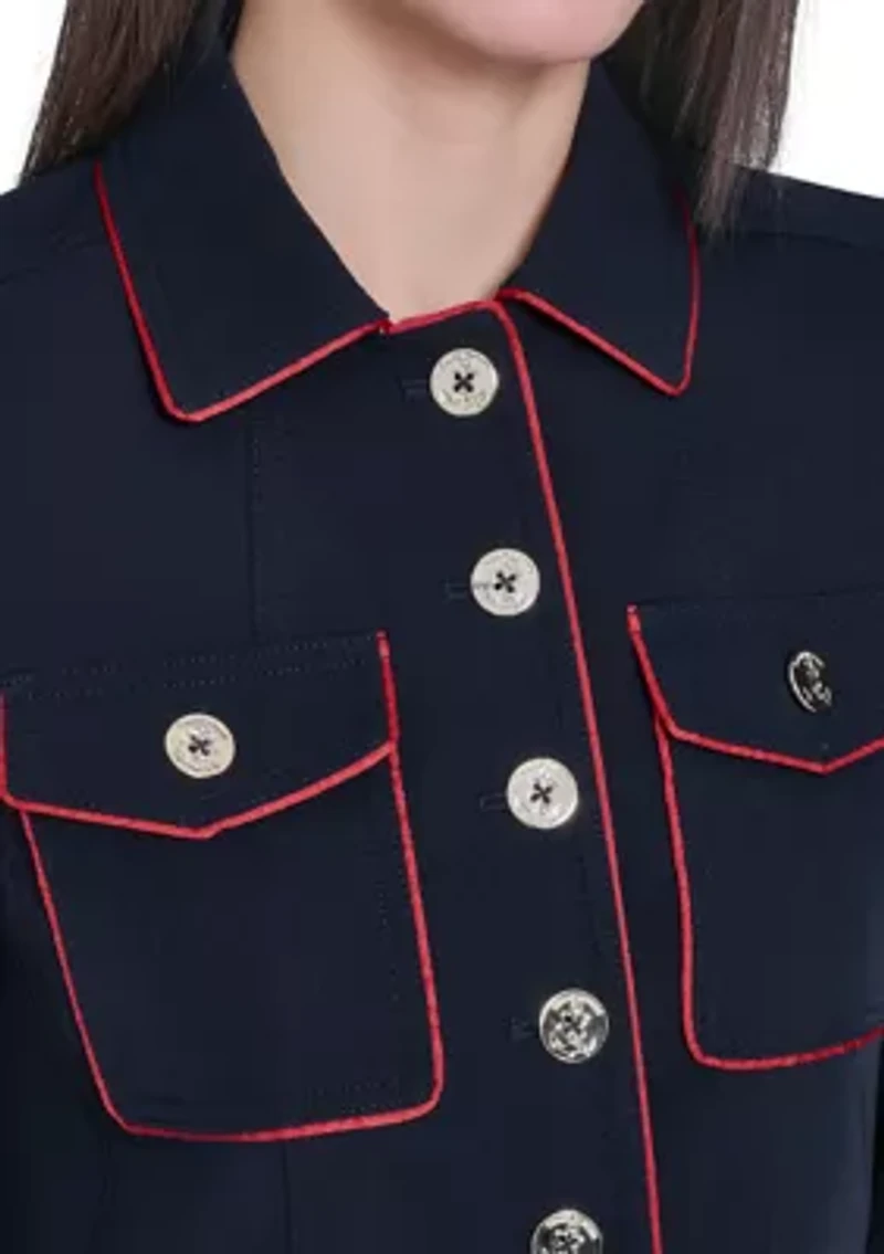 Women's Button Front Blazer
