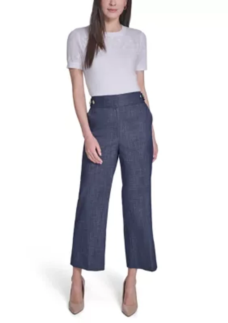 Women's Straight Leg Tab Pants