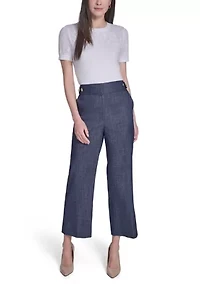 Women's Straight Leg Tab Pants