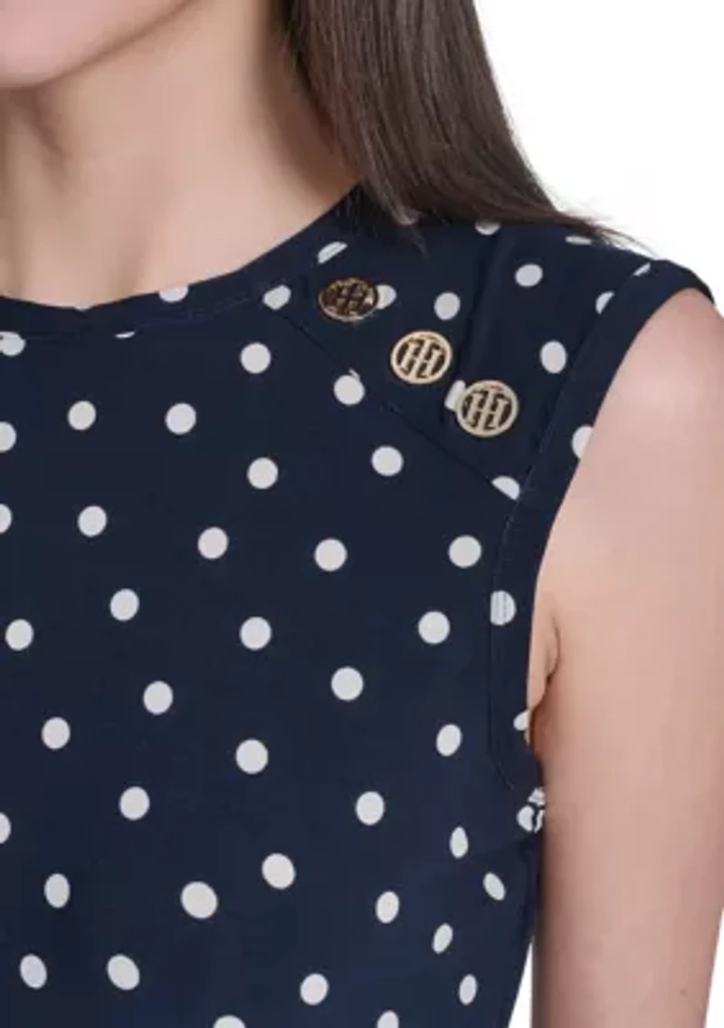 Women's Sleeveless Yoke Top