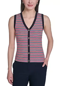 Women's V Neck Halter Sweater