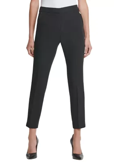 Women's Flat Front Ankle Pants