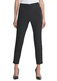 Women's Flat Front Ankle Pants