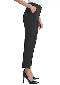 Women's Flat Front Ankle Pants
