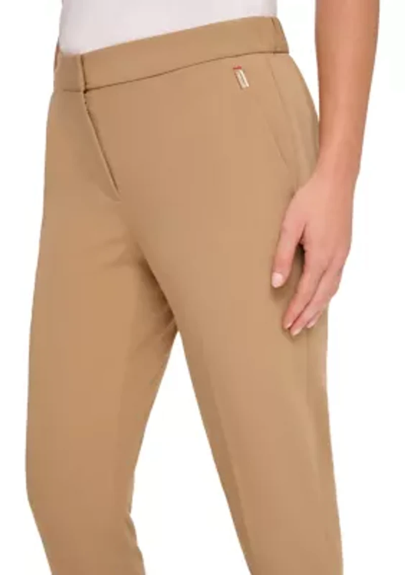 Women's Flat Front Ankle Pants