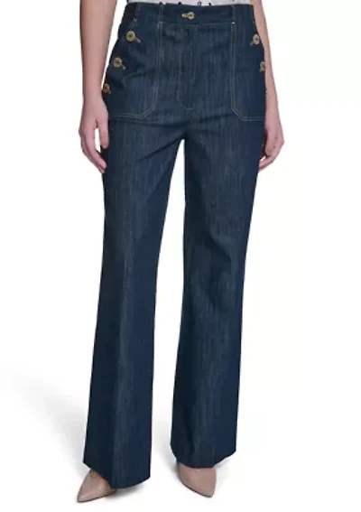 Women's Refined Denim Sailor Pants