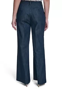 Women's Refined Denim Sailor Pants