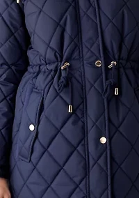 Women's Diamond Quilted Anorak Jacket