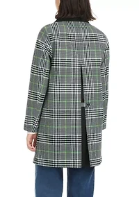 Women's Short Single Breasted Rain Coat