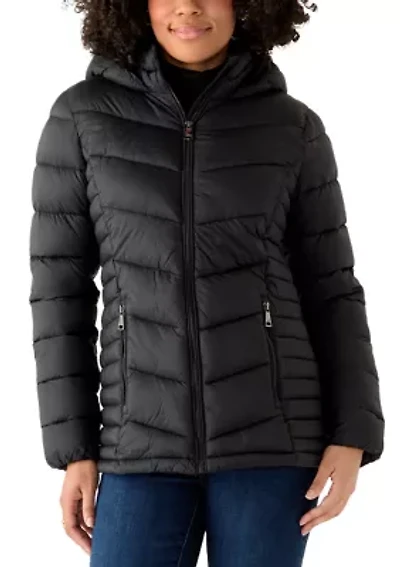 Women's Puffer Full Zip Coat
