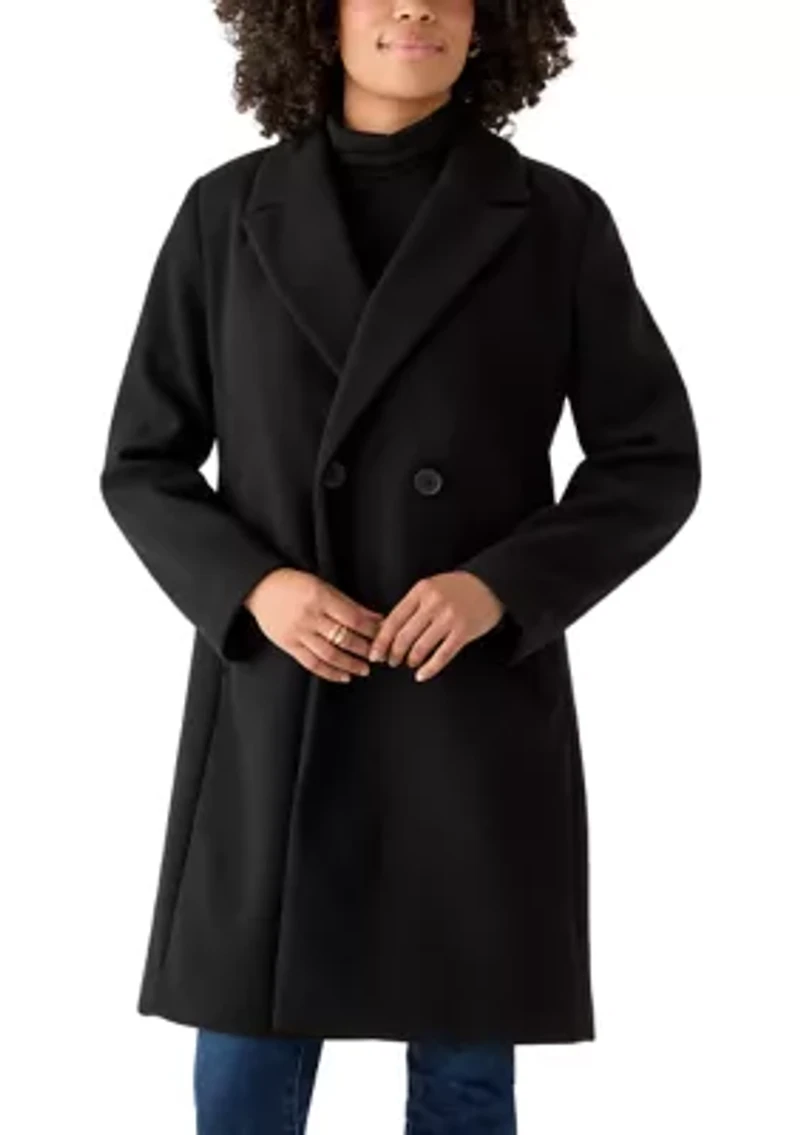 Women's Full Length Button Up Coat