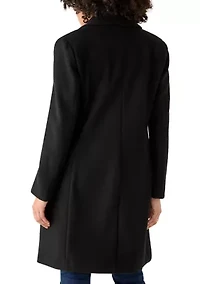Women's Full Length Button Up Coat