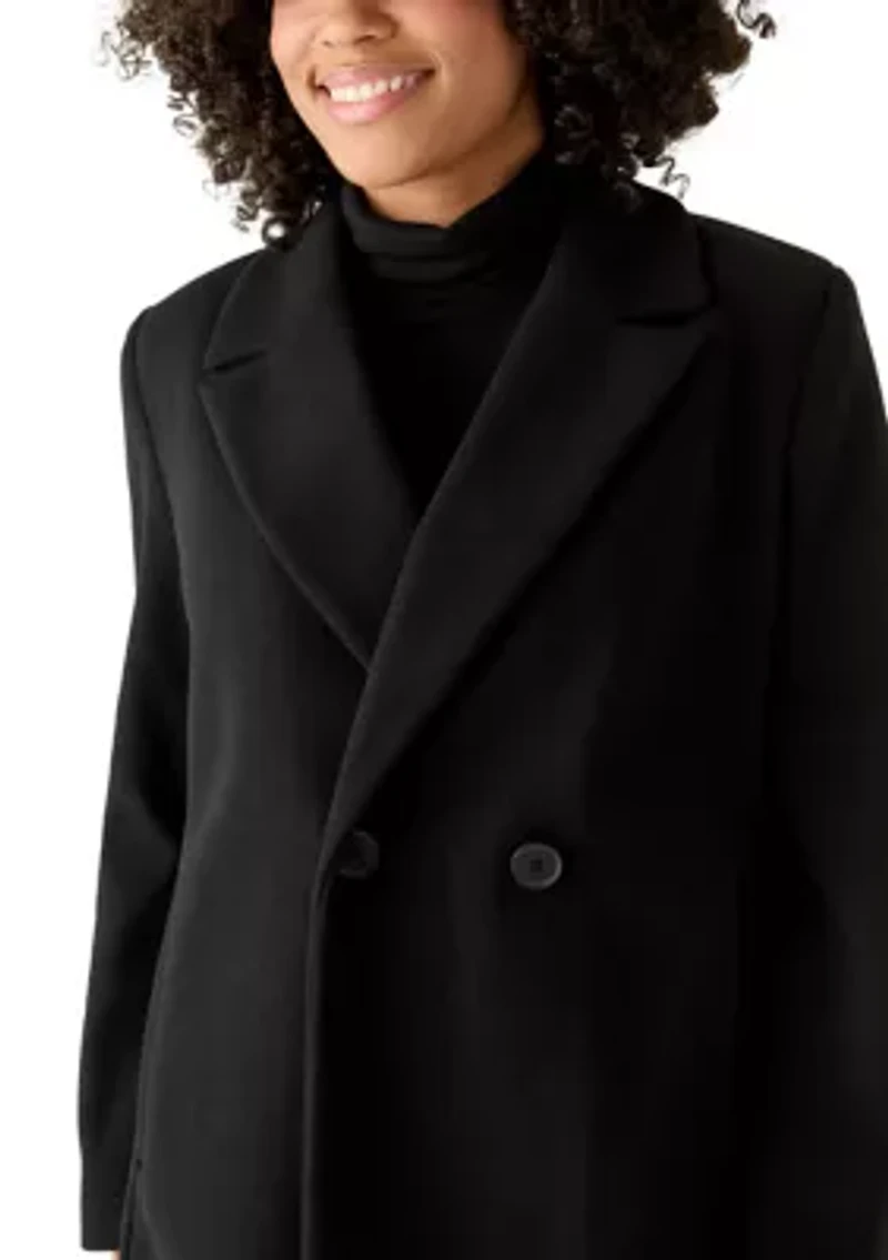 Women's Full Length Button Up Coat