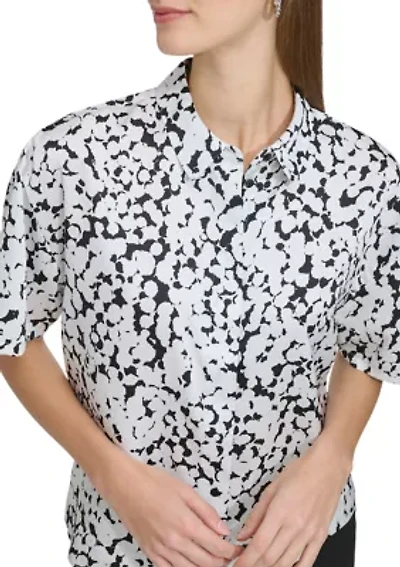 Women's Mix Media Camp Shirt