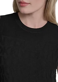 Women's Sleeveless Crew Neck Sweater
