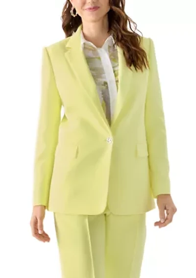 Women's One Button Blazer