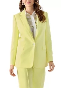 Women's One Button Blazer