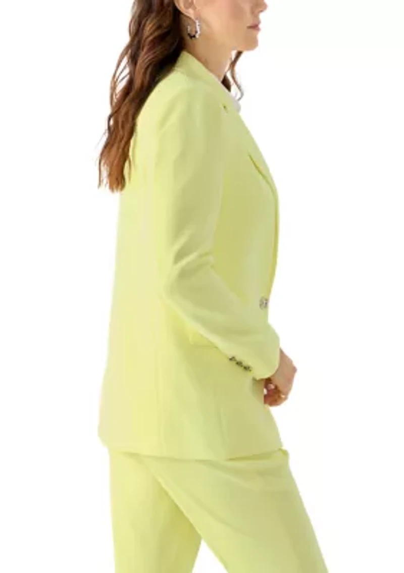 Women's One Button Blazer