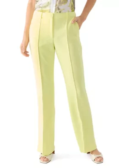 Women's Pleated Straight Leg Pants