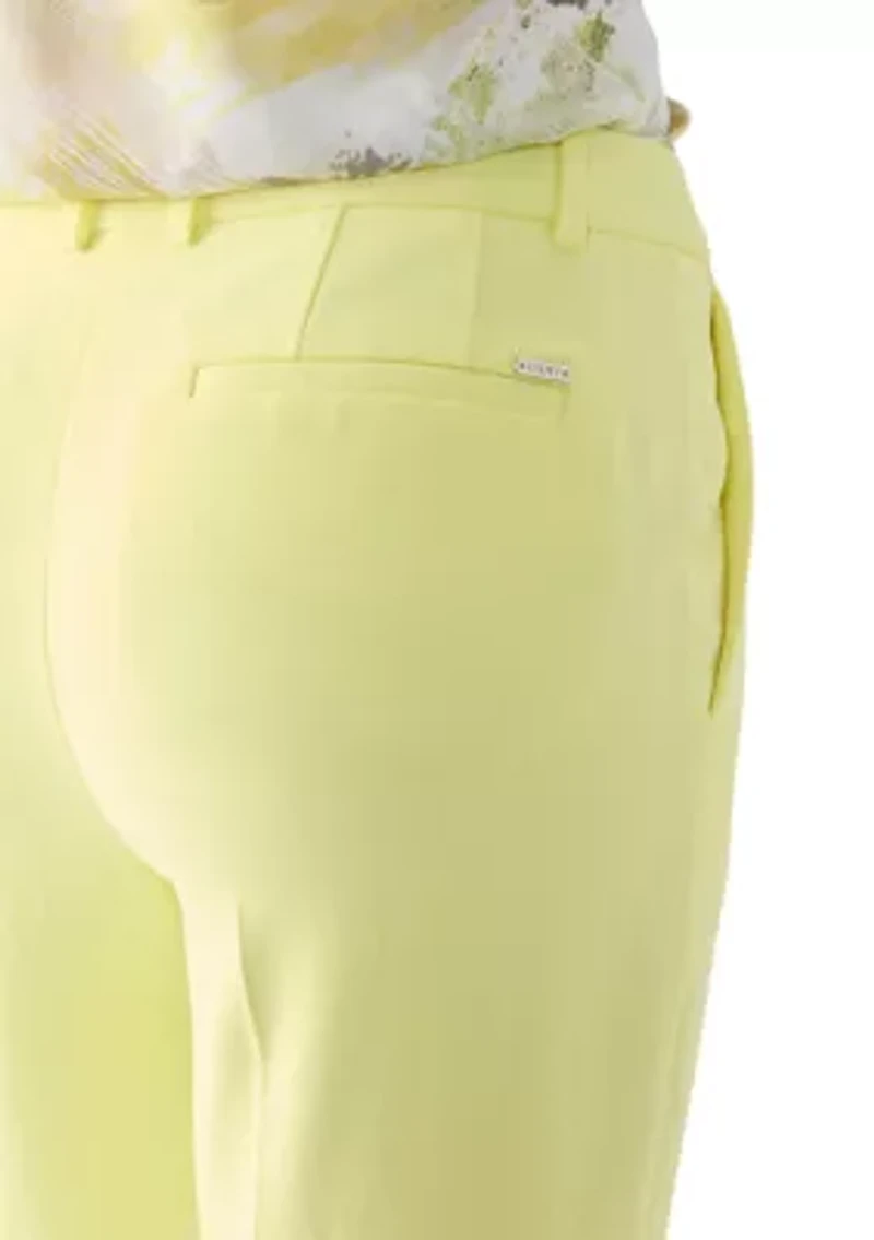 Women's Pleated Straight Leg Pants
