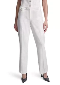 Women's Wide Leg Striped Pants