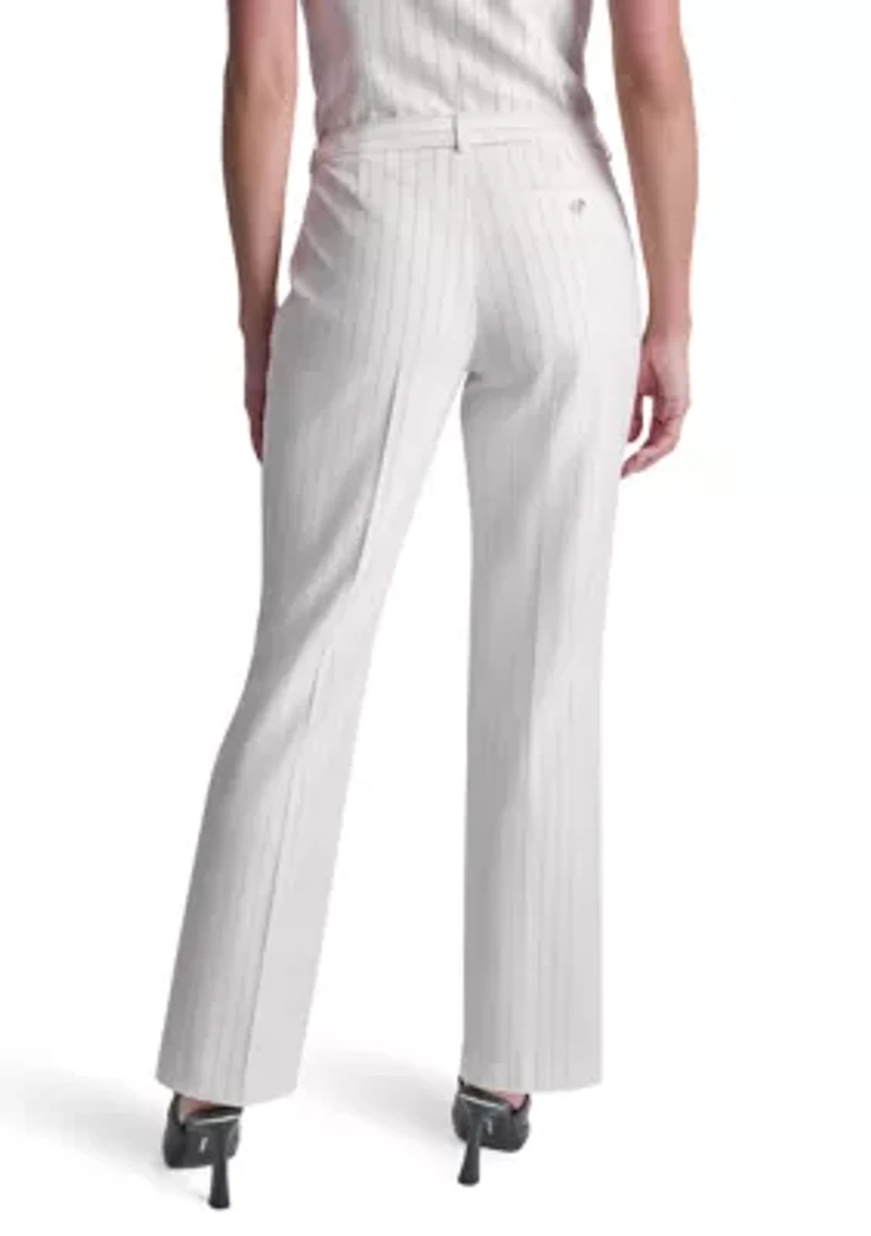 Women's Wide Leg Striped Pants