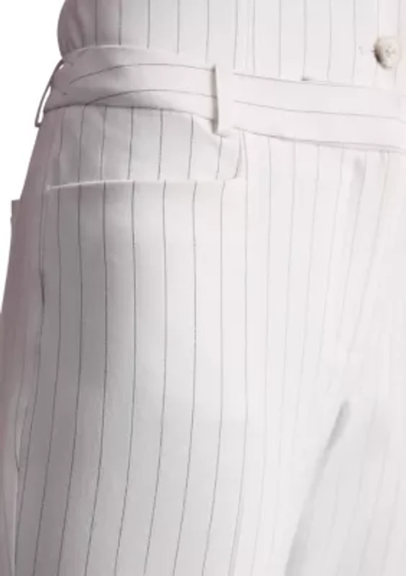 Women's Wide Leg Striped Pants