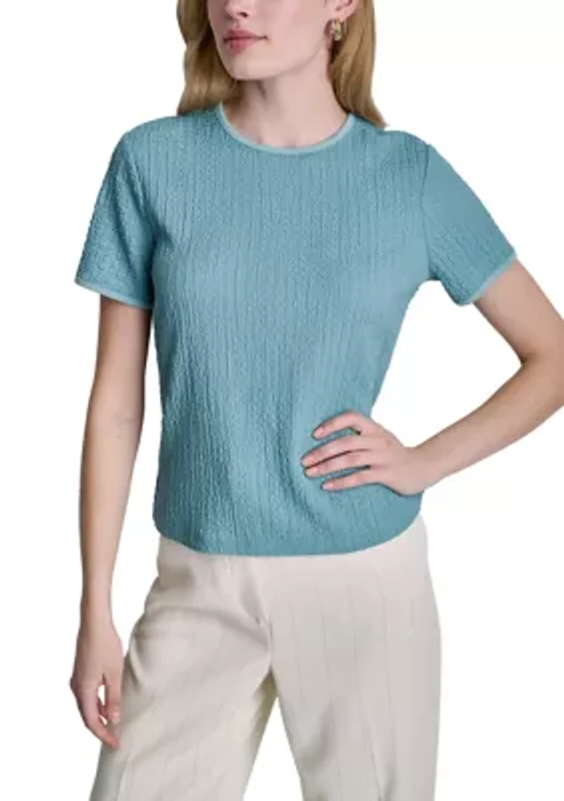 Women's Short Sleeve Sweater