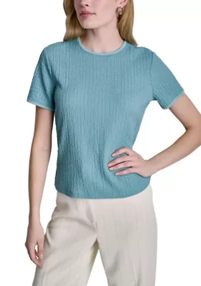 Women's Short Sleeve Sweater